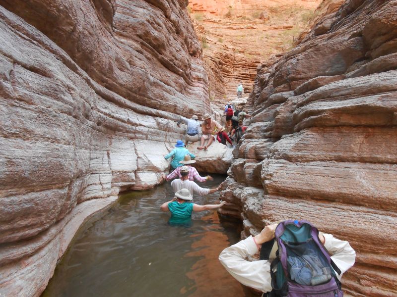 This is what you call a "wet hike"