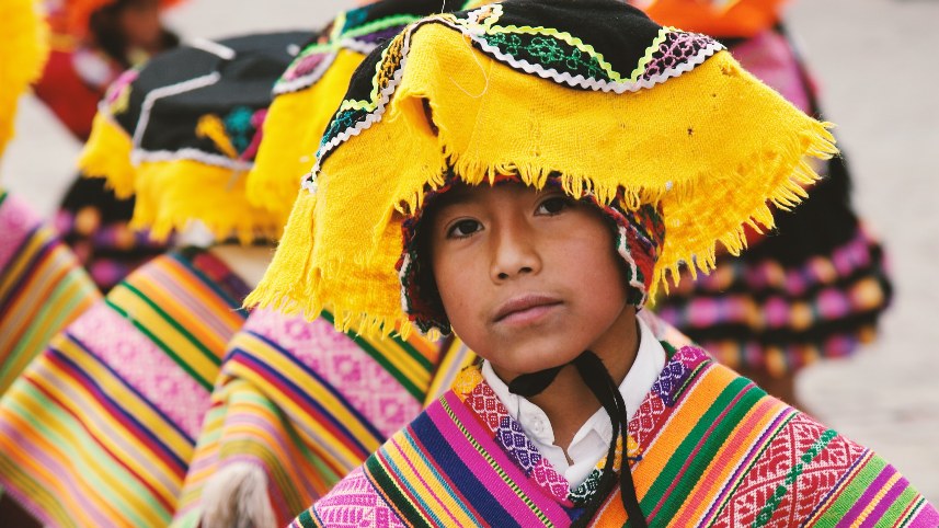 Peruvian parade.