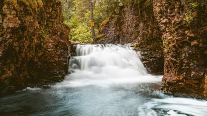 Kadunce River Waterfall, Minnesota