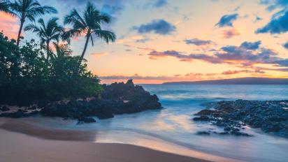 Kihei, Hawaii, beach.